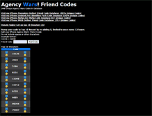 Tablet Screenshot of agencywars.realgamers.net